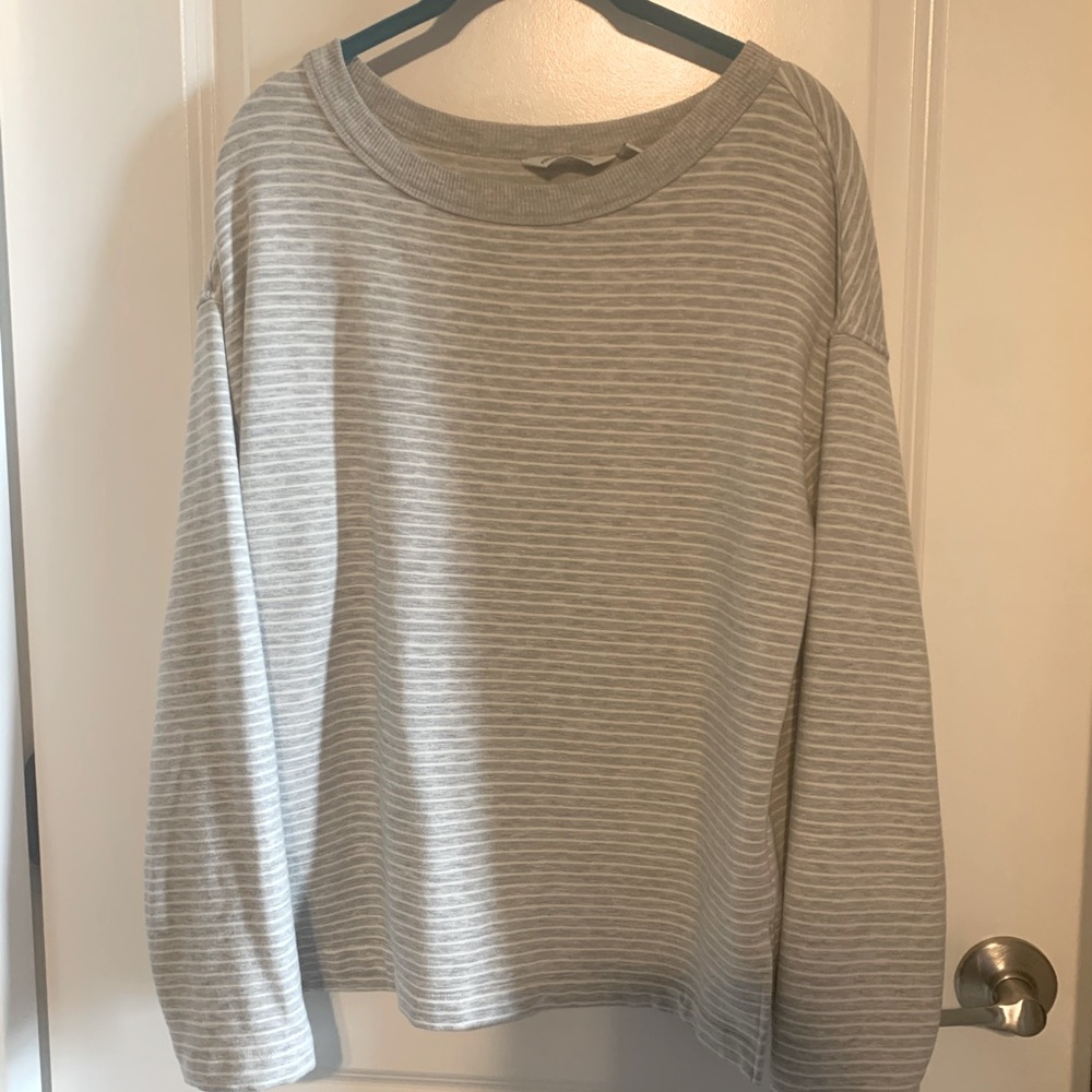 Vineyard Vines Gray Striped Sweater